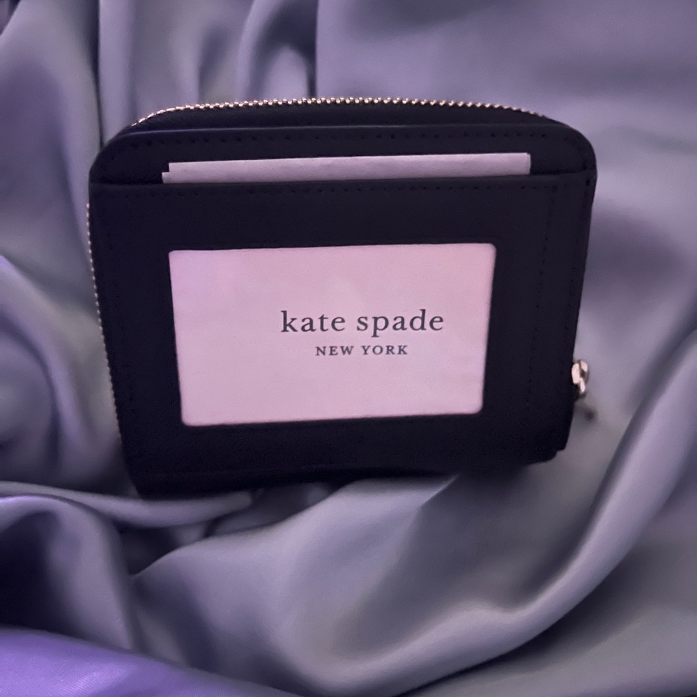 New Kate Spade Staci Zip Bifold
Wallet Saffiano Black Leather - Picture 8 of 16